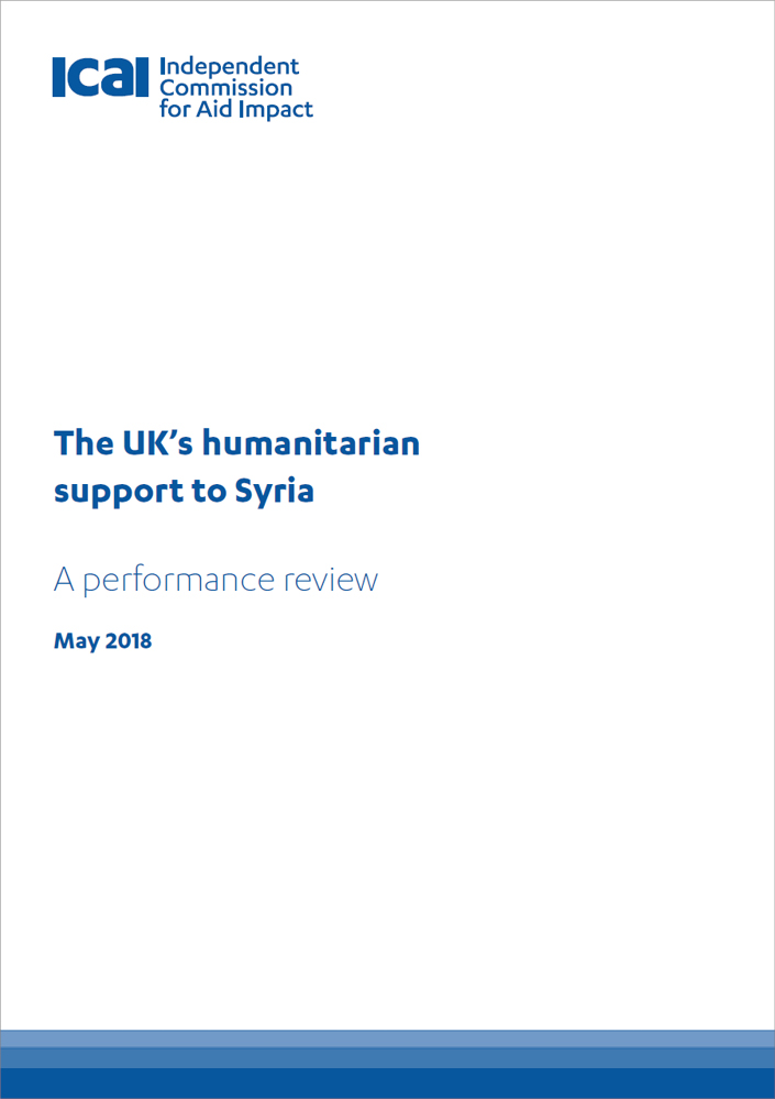 Integrity’s Senior MEL Expert, Kathryn Rzeszut, wraps up work on ICAI’s Syria Review