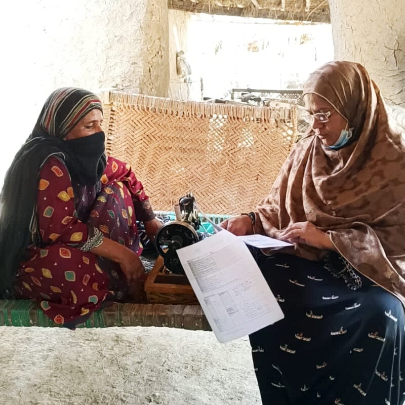 An interview during the first round of third-party monitoring for BRAVE MEL