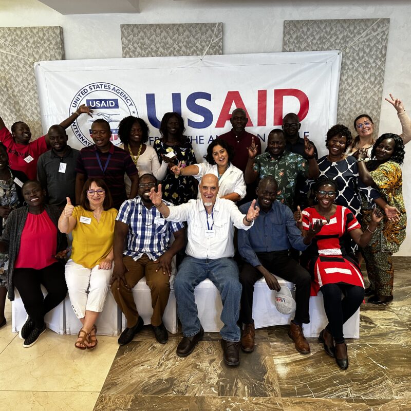 Integrity and USAID staff with protection stakeholders at the co-creation workshop