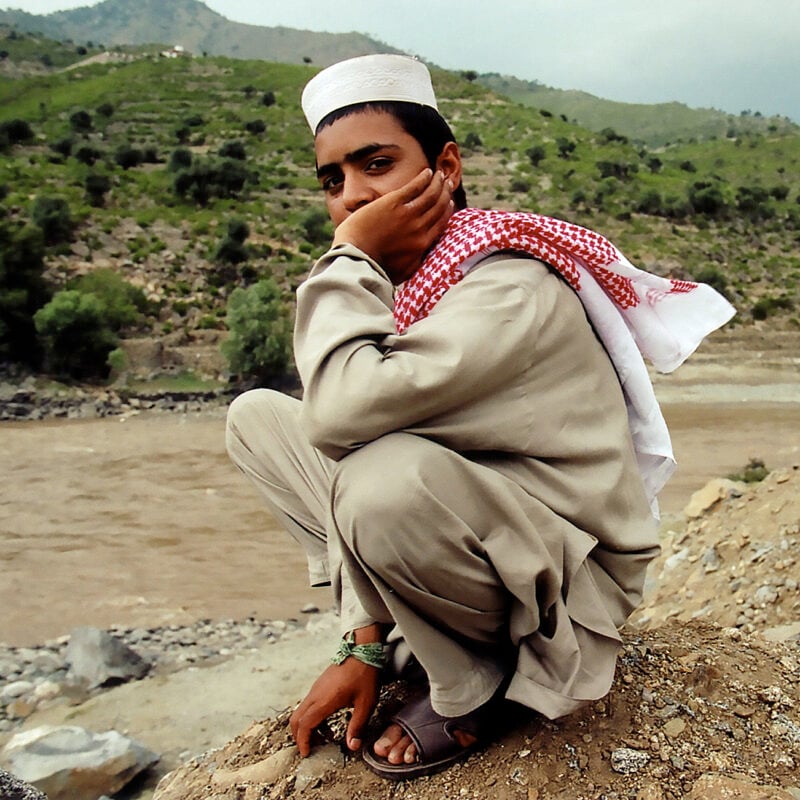 The Boys by the Bridge in Pakistan